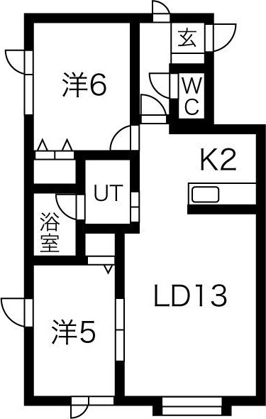 ハイツクローバーの間取り