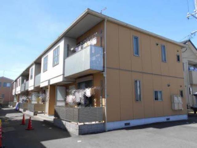 【福山市多治米町のアパートの建物外観】