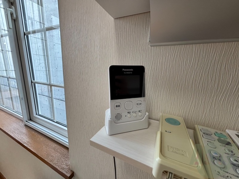 セキュリティ　インターホンで来客確認ができます。安心ですね。
