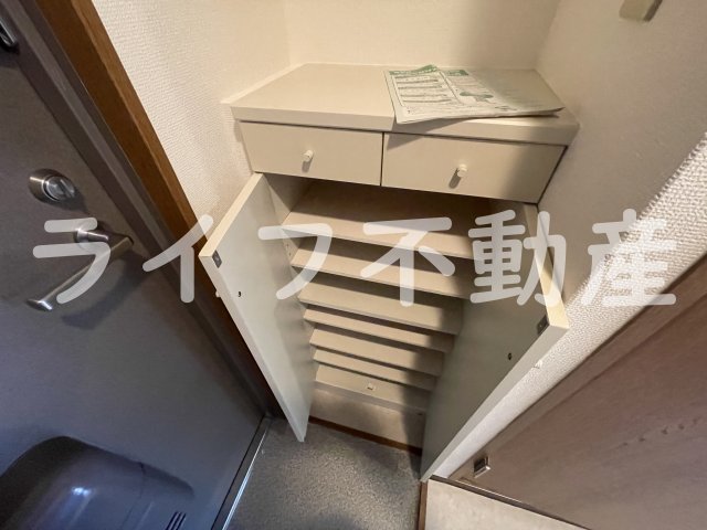 収納　十分な収納スペースがあります