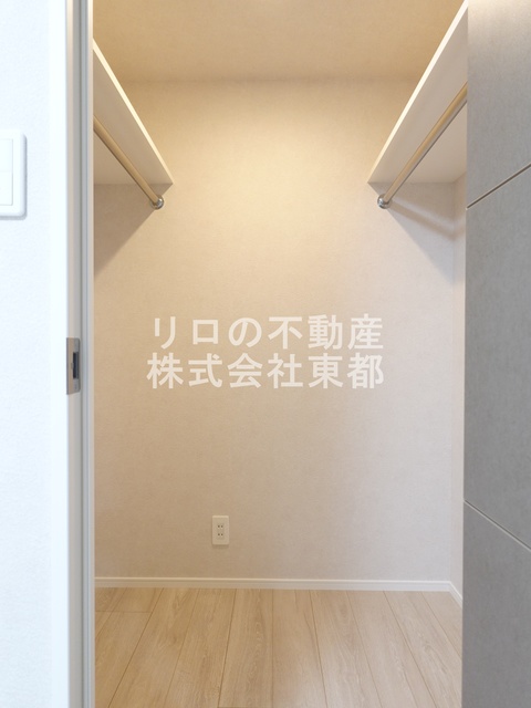 収納　奥行のある収納付です！増えがちな荷物をもスッキリ収納できます