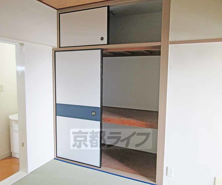 収納　４．５帖の和室です。