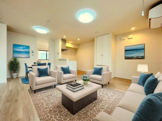 居室・リビング　CG家具のため実際は家具が付きません