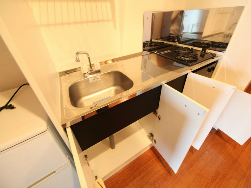 キッチン　システムキッチン（ガス2口コンロ付）