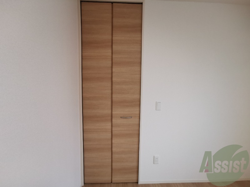 収納　ここに収納があります。収納があると部屋が広く使えます。