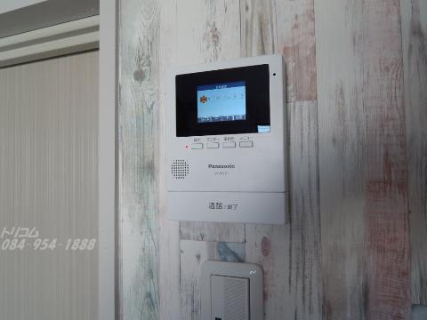 セキュリティ　カメラ付インターホン（イメージ）