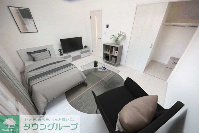 居室・リビング　【家具家電は物件に付帯しません】