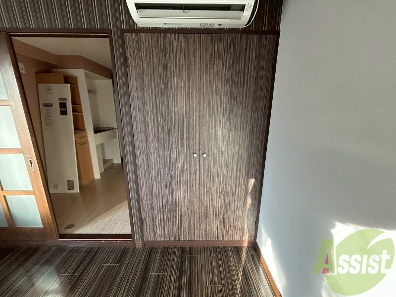 収納　こちらが収納です。有効活用してお部屋を広く使えますね。