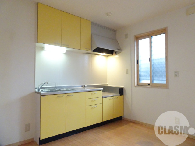 キッチン　ガスコンロ設置可♪