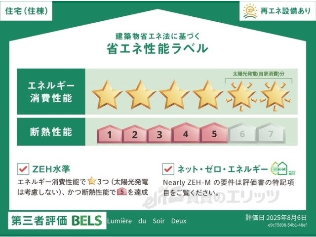 省エネ性能ラベル　省エネ性能ラベル