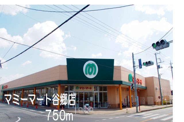 スーパー　マミーマート谷郷店（スーパー）まで750m