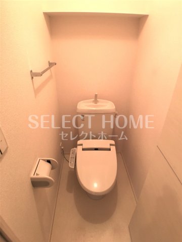 トイレ　ゆったりとした空間のトイレです