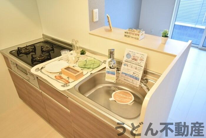 キッチン　うどん県のお部屋探しはうどん不動産へ うどんちゃんとLINE