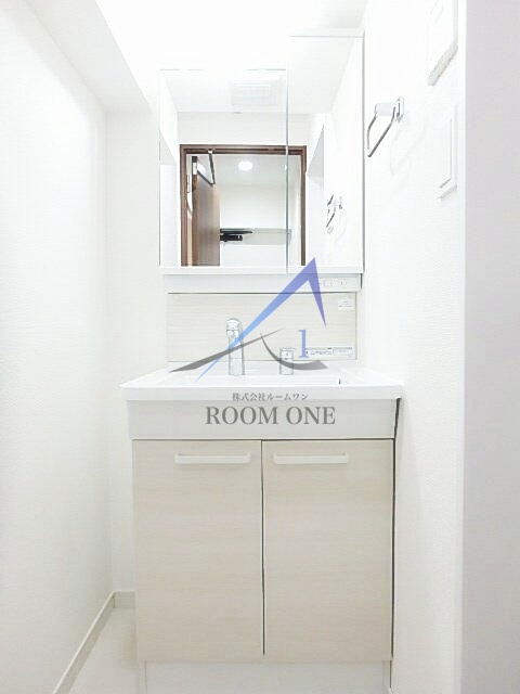 洗面設備　洗面台です。