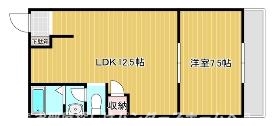 マンション花園の間取り写真