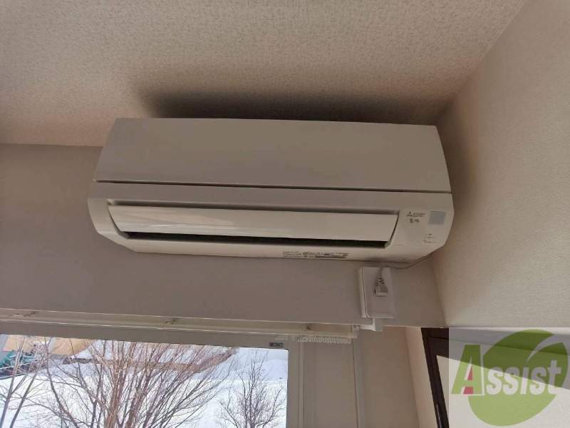 その他設備　エアコンが設置してありますので、寒暖対策もばっちり。