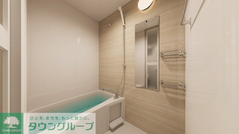 バス・シャワールーム　室内パース