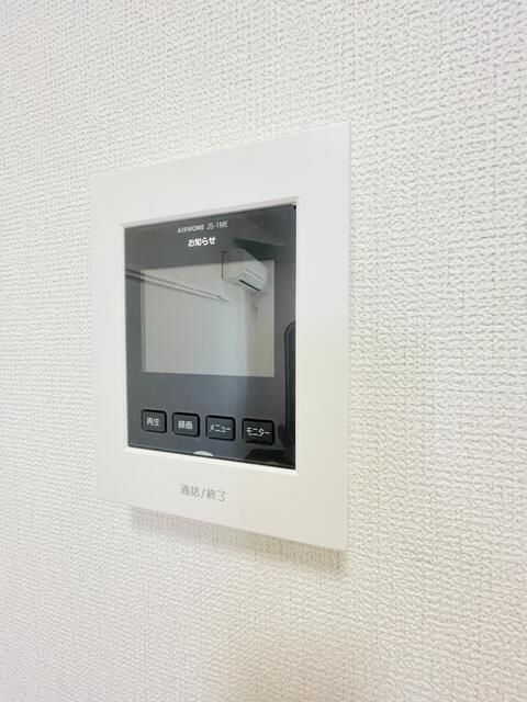 セキュリティ　ＴＶモニター付インターホンがあるので訪問者が一目でわかります