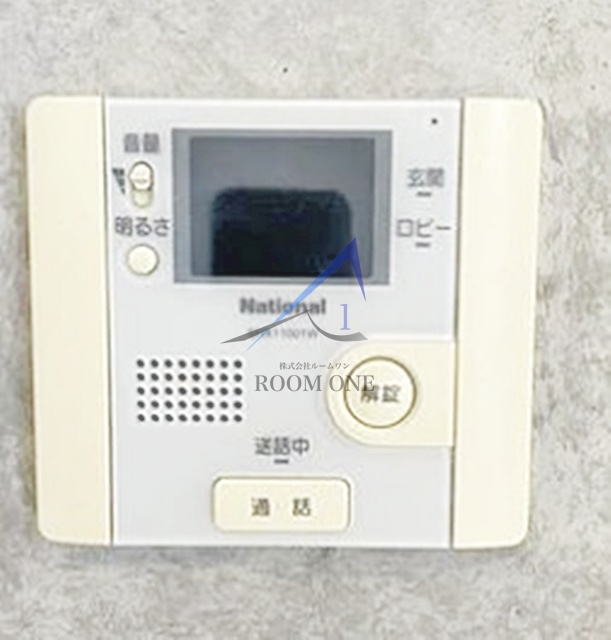 セキュリティ　モニター付インターホンです。