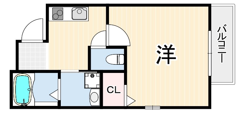 フジパレス西宮鳴尾2番館の間取り写真