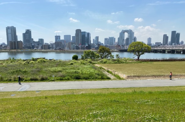 公園　淀川河川公園十三エリア（公園）まで240m