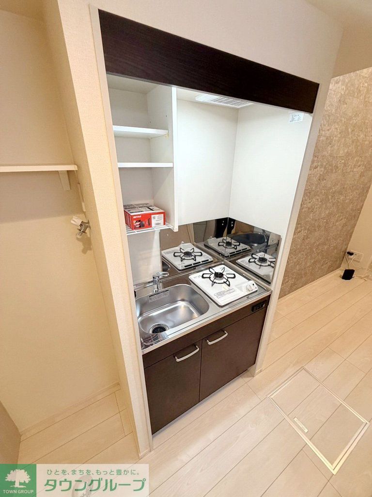 キッチン　庭