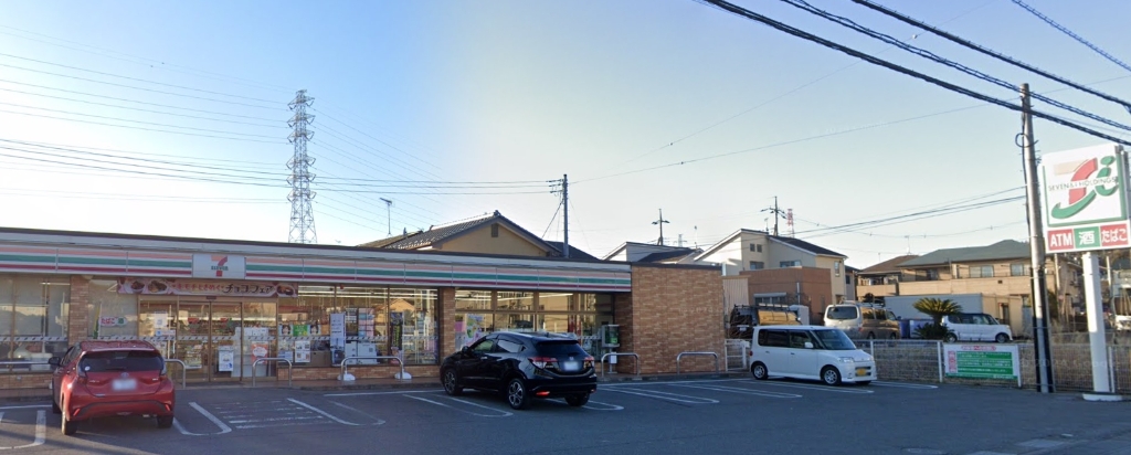コンビニ　セブンイレブン 宇都宮上戸祭南店（コンビニ）まで450m