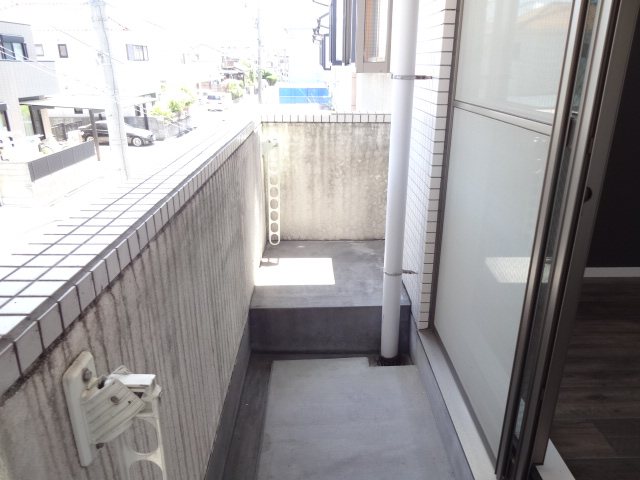 バルコニー　L字型バルコニー