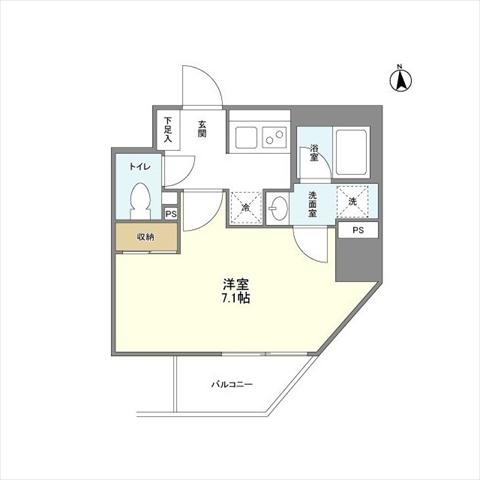 シェフルール新御徒町Iの間取り写真