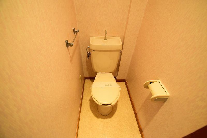小田急小田原線 東海大学前駅 徒歩14分 2階建 築35年のトイレ写真