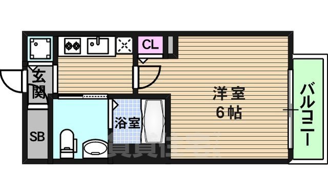 エステムプラザ心斎橋EAST4ブランディアの間取り写真