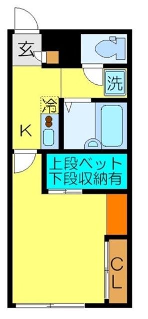 レオパレスEspoirの間取り写真