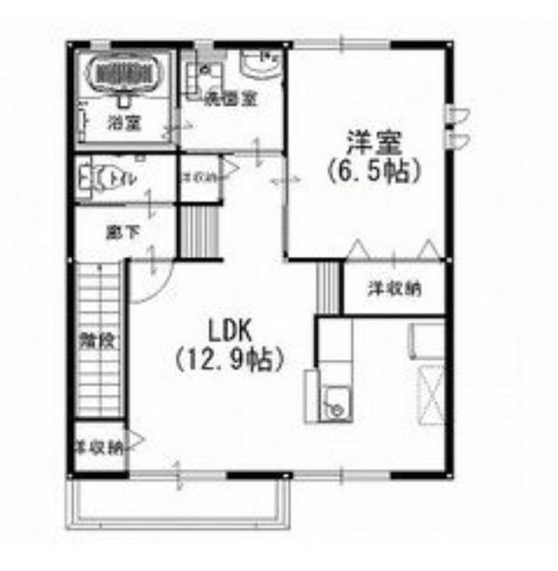 ＪＲ上越線 群馬総社駅 徒歩47分 2階建 築12年の間取り写真