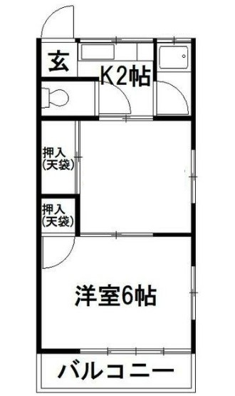 メゾン谷本の間取り写真