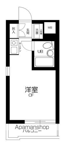 東急多摩川線 武蔵新田駅 徒歩9分 4階建 築39年の間取り写真