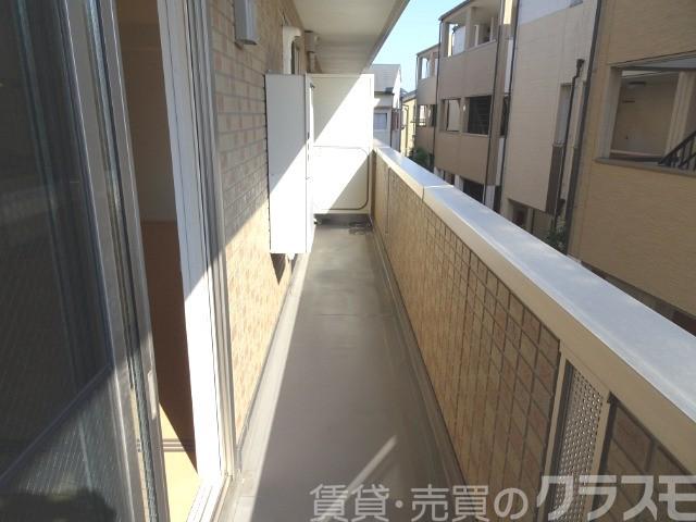 バルコニー　広々バルコニー♪
