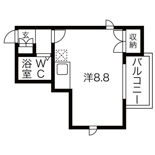 パレット池下の間取り写真