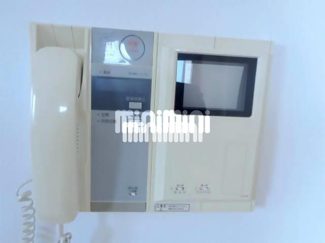 セキュリティ　テレビ付きのモニターホンです。