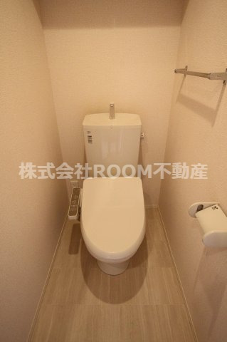 トイレ　ゆったりとした空間のトイレです