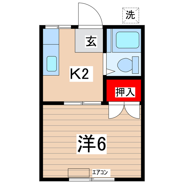 内山ハイツの間取り