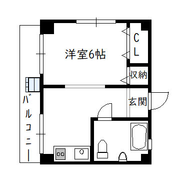 瀬尾第5ビルの間取り