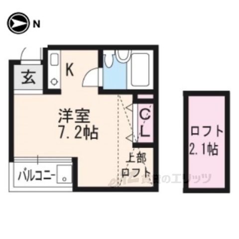 コート銀閣寺の間取り