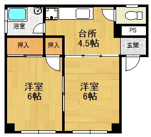 ファミーユ山形屋の間取り