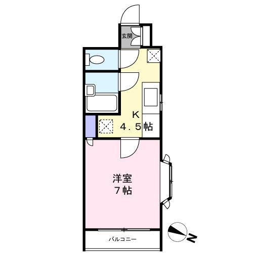 第２リバーハイツ大倉山_間取り_0