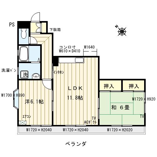 ルーラル1の間取り