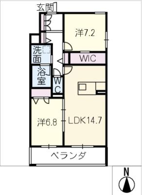 仮）千種区大島町シャーメゾンの間取り