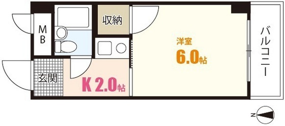 広島市安佐南区祇園のマンションの間取り