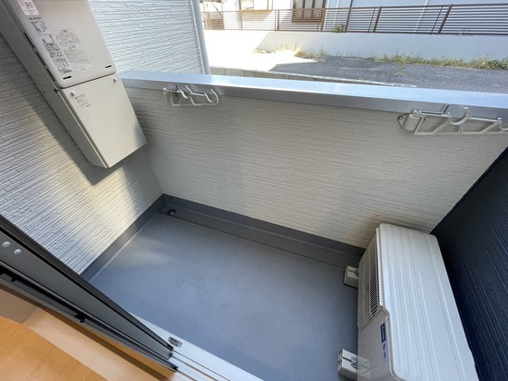 バルコニー　※別号室の写真です。