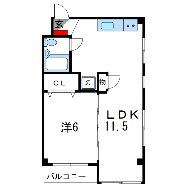 高橋ビルの間取り