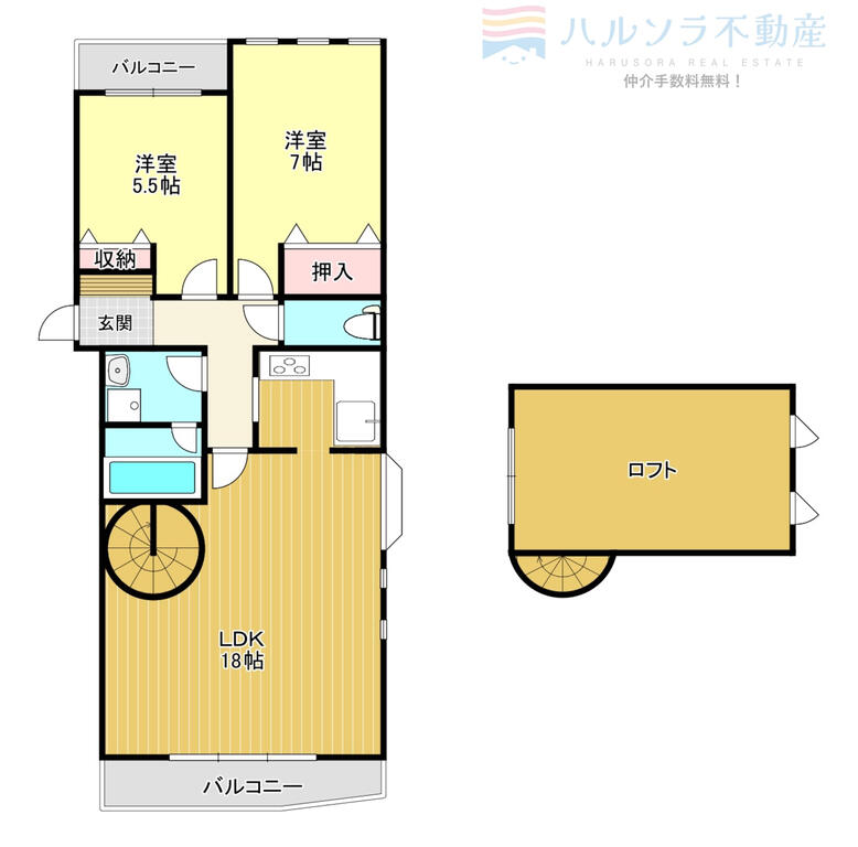 グランパティオ山ノ手の間取り